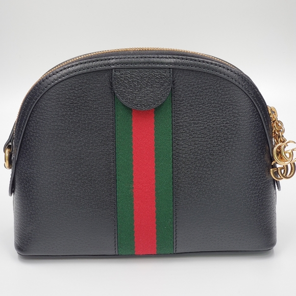 GUCCI Ophidia GG small shoulder bag IN BLACK LEATHER - Picture 4 of 10